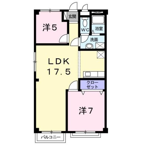 サンメゾン（Ⅰ）の間取り