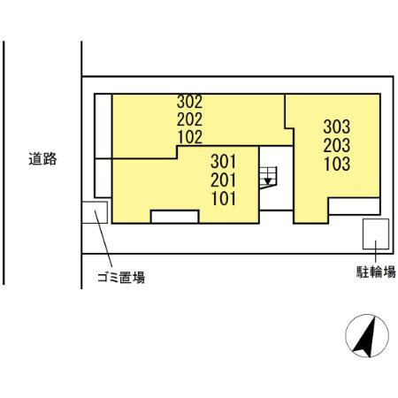 D-アリビオの区画図
