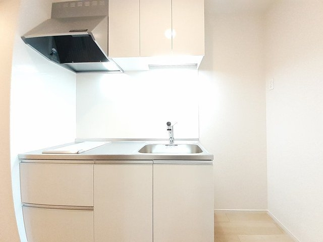 ジェルメＭのキッチン|コンパクトなキッチンで掃除もラクラク