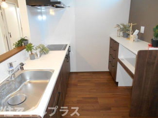 【キッチン】 | 本宮市高木新築一戸建て4棟 | コンパクトなキッチンで掃除もラクラク