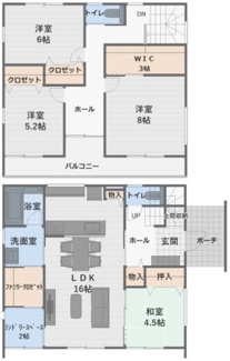 【間取り】 | 本宮市高木新築一戸建て4棟