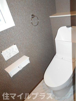 【トイレ】 | 本宮市高木新築一戸建て4棟 | 清潔感のあるトイレです