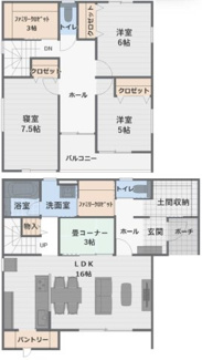 【間取り】 | 本宮市高木新築一戸建て4棟
