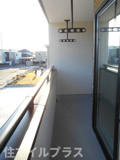 【バルコニー】 | 本宮市高木新築一戸建て4棟 | 陽当たり良好なバルコニーです
