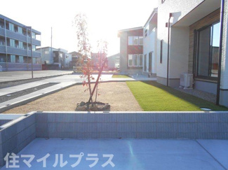 【庭】 | 本宮市高木新築一戸建て4棟 | お庭でゆったりと過ごせます