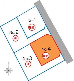 【区画図】 | 本宮市高木新築一戸建て4棟