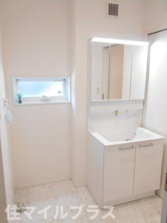 【独立洗面台】 | 本宮市高木新築一戸建て4棟 | 独立洗面台で身支度をすべて済ませてしまいましょう