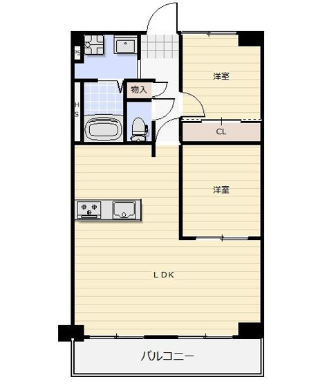 【間取り】 | ネオコーポ鶴見緑地