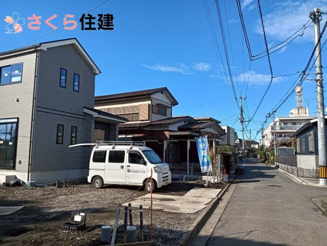 ハートフルタウン　松原1丁目1601番　Ａ号棟の前面道路含む現地写真|閑静な住宅街の一角になります◎