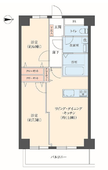 【間取り】 | パークハイツ千島