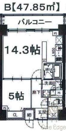 プランドール・堂島の間取り