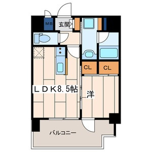 ＲＡＬＬＹ´Ｓ（ラリーズ）の間取り|間取りです。