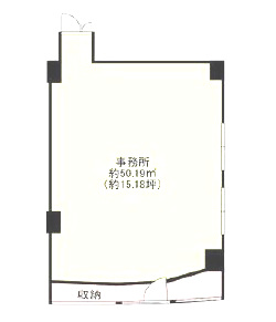 【間取り】 | 大阪谷町ビル | 大阪谷町ビル　間取り