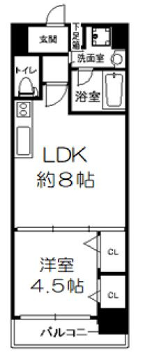 BRAVI新大阪の間取り
