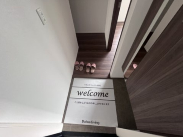 メゾン　ド　ソルテB棟の玄関