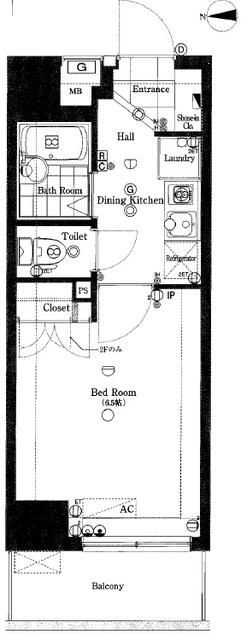 エクシム板橋区役所前の間取り