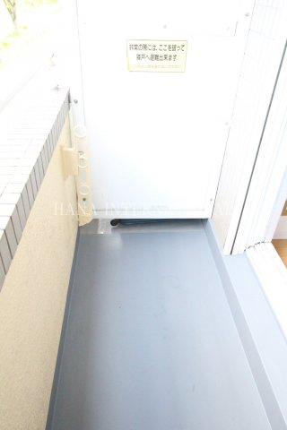 サンブライト12　E-105のバルコニー