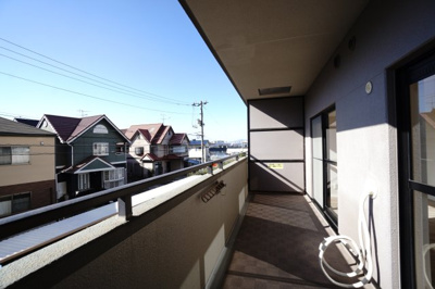 【バルコニー】 | 【上質リノベ】ヴューシティ矢野 | 現地（2025年12月9日10：00頃）撮影