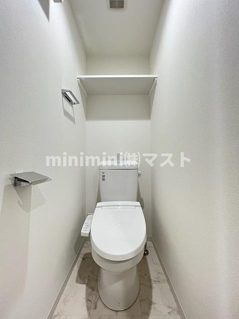 ソルテラスNAMBAサウスフィールのトイレ