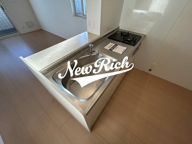 前橋市総社町高井のアパートのキッチン