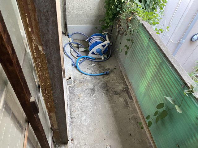 錦水荘のバルコニー