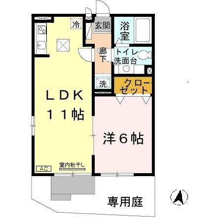 ラーゼンヴィラ　Ⅱ棟の間取り