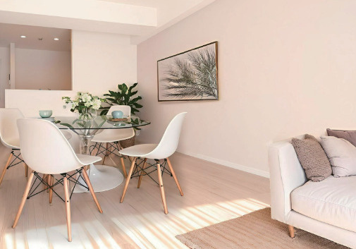 東大島ハイライズの居間・リビング