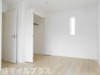 【洋室】 | 郡山市田村町金屋新築一戸建て4棟 | 個人の部屋や寝室として使える洋室です