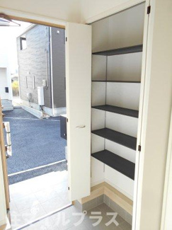 【玄関】 | 郡山市田村町金屋新築一戸建て4棟 | きれいな玄関です