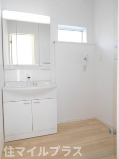 【独立洗面台】 | 郡山市田村町金屋新築一戸建て4棟 | 朝の身支度には欠かせない独立洗面化粧台
