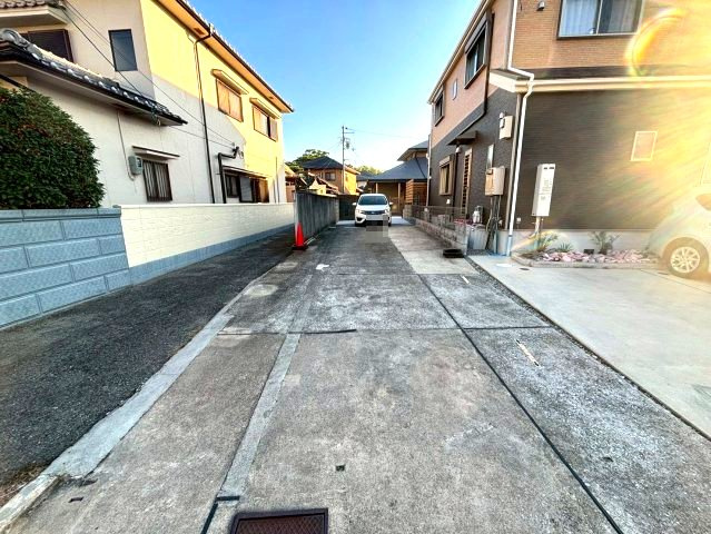 道明寺一戸建の駐車場
