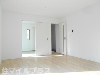 【居間・リビング】 | 郡山市田村町金屋新築一戸建て4棟 | ゆったり過ごせるリビングです