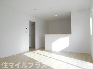 【居間・リビング】 | 郡山市田村町金屋新築一戸建て4棟 | ゆったりとした居間です