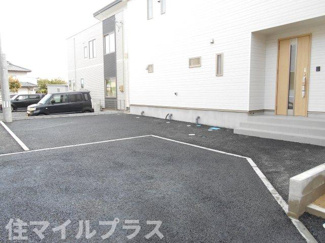 【駐車場】 | 郡山市田村町金屋新築一戸建て4棟 | 駐車場です