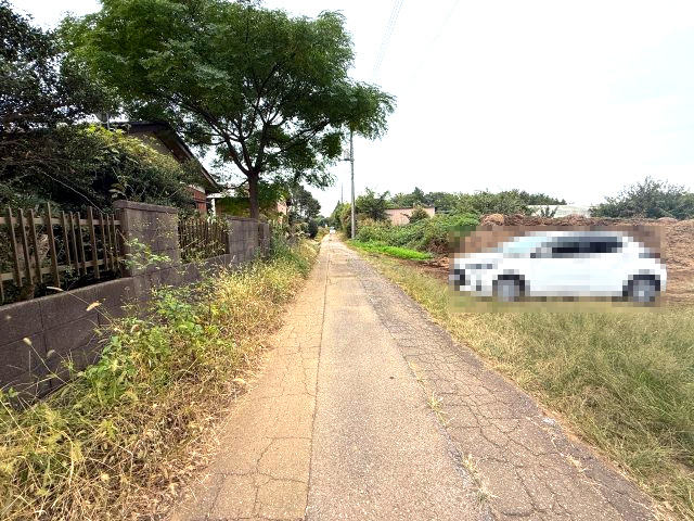 【前面道路含む現地写真】 | 龍ケ崎市貝原塚町　中古戸建