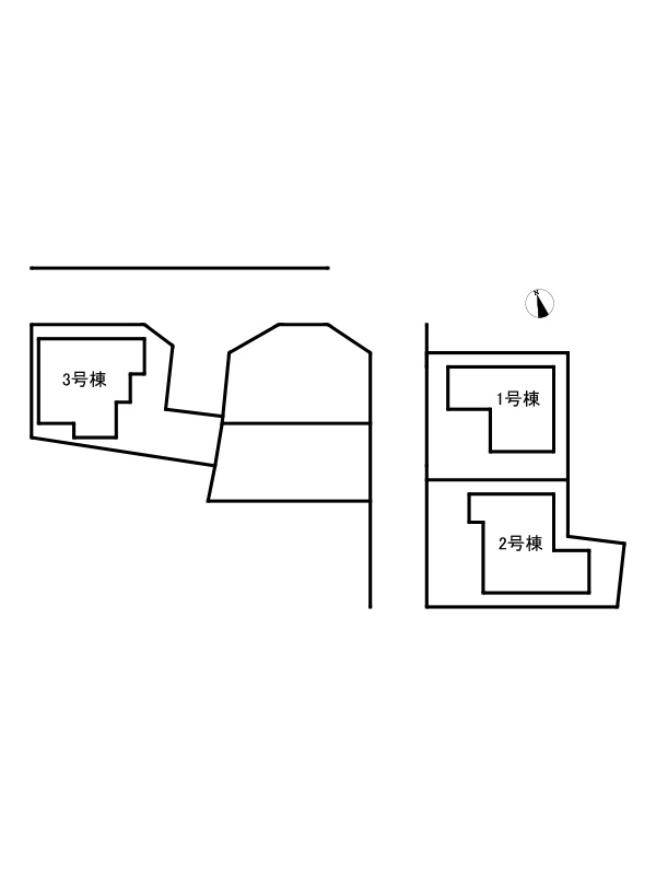 姫路市奥山/新築戸建の区画図