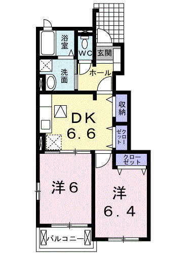 グリーンフォーレストⅢの間取り