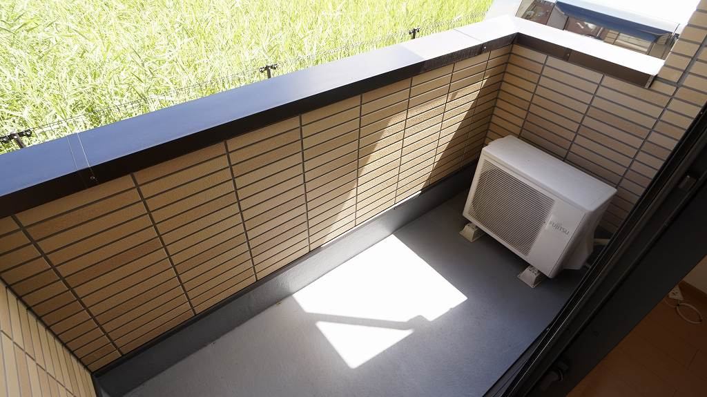 グリーンフォーレストⅢのバルコニー