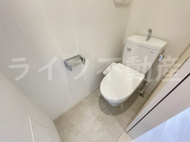 プレジオ八戸ノ里のトイレ|シンプルで使いやすいトイレです