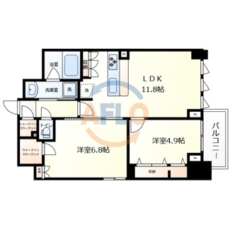 【間取り】 | スプランディット上本町WEST | スプランディット上本町WEST　間取り