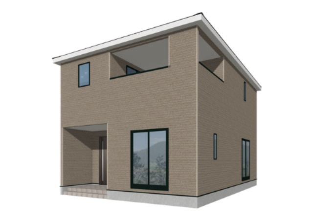 グレイドルガーデン大田原市薄葉第3　の外観パース|日当たり良好物件です！お問い合わせはお早めにどうぞ。