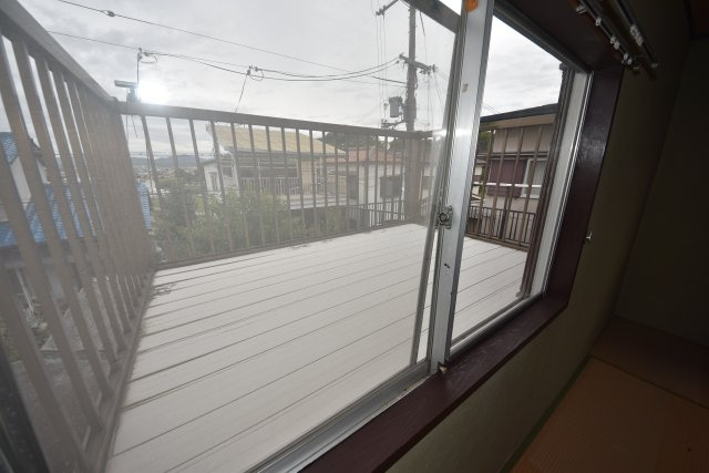 富田林戸建のバルコニー
