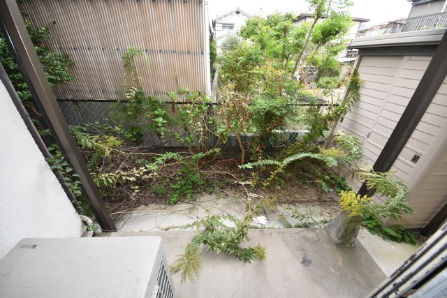 富田林戸建の庭