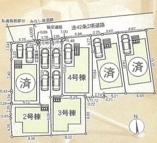 東大阪市布市町　新築戸建のバルコニー