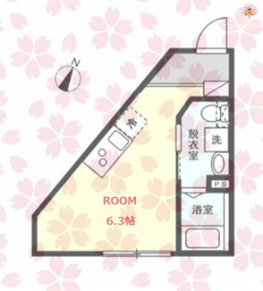 【間取り】 | ベイルーム大口通り