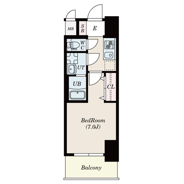 S-RESIDENCE堀田Northの間取り