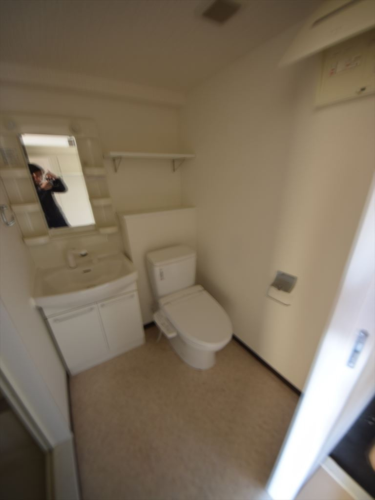 エグゼ難波南の浴室|エグゼ難波南　独立洗面台