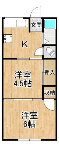 【間取り】 | マンション北野田