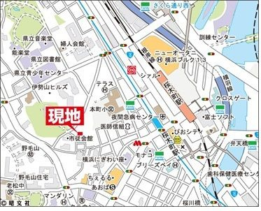 ドゥーエ横濱桜木町の地図