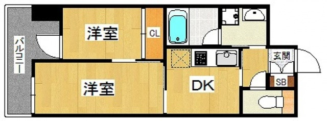  プライム香椎の間取り